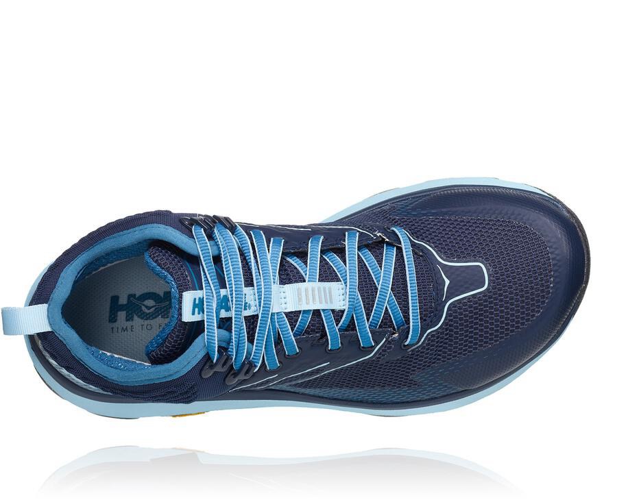 Hoka One One Womens Hiking Boots - Toa GORE-TEX - Blue - JWZA69825
